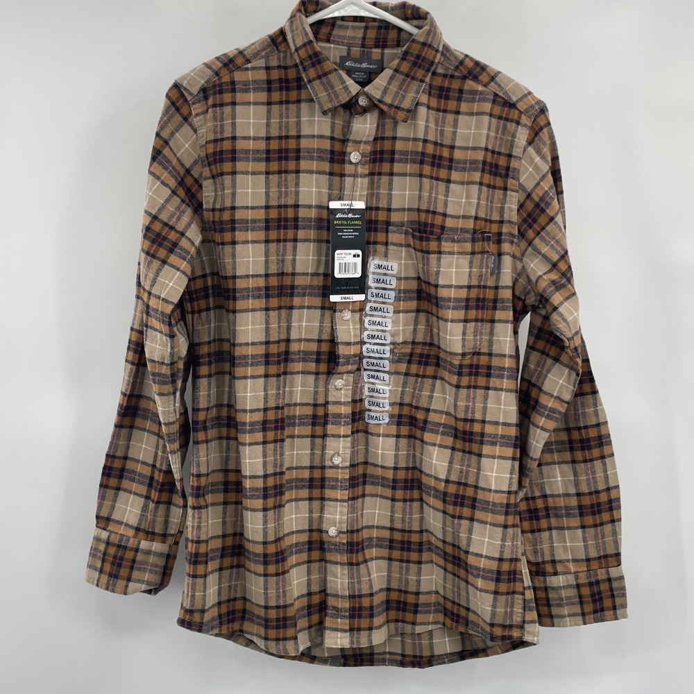 Eddie Bauer NWT Bristol Flannel Men's Size Small - Picture 2 of 7